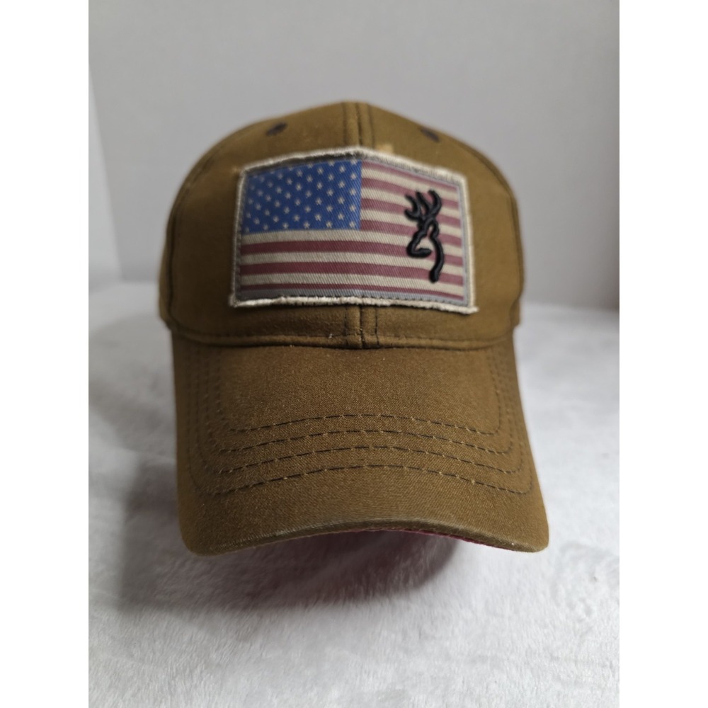 Browning Liberty Wax American Flag Baseball Cap‎